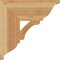 Ekena Millwork Legacy Traditional Rough Sawn Bracket, Western Red Cedar, 6"W x 18"D x 18"H BKT06X18X18LEC01RWR - alternate 4
